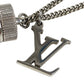 LOUIS VUITTON M63641 モノグラムエクリプス ネックレスチャームズ チェーンネックレス アクセサリー ネックレス メタル ユニセックス ブラック
