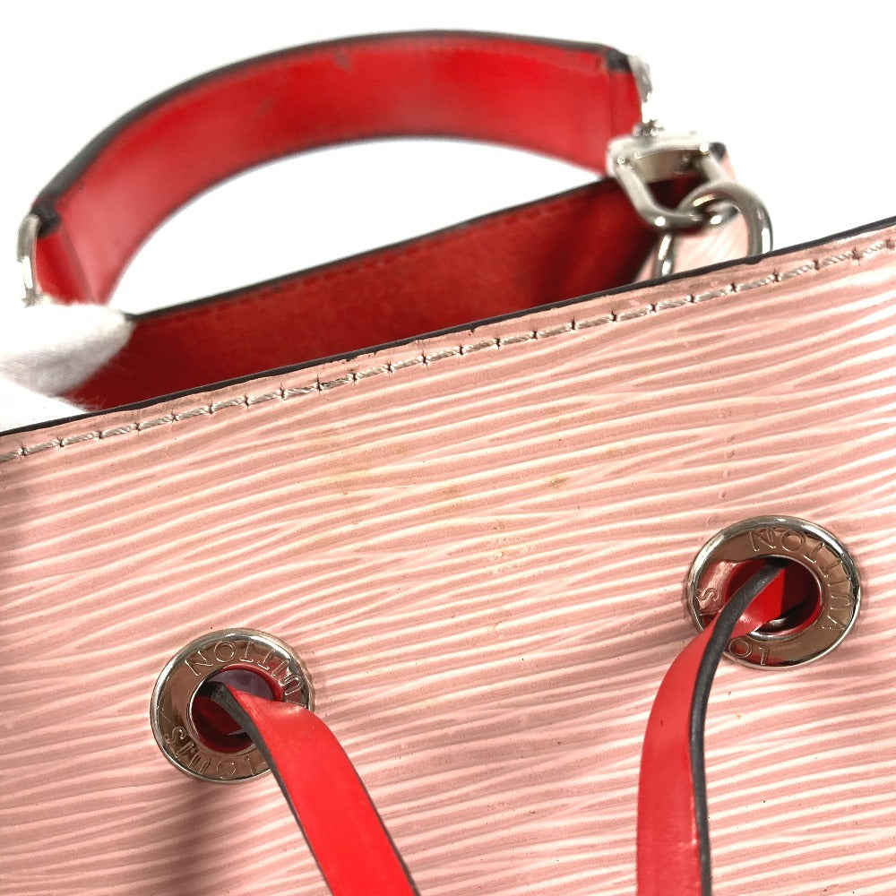 LOUIS VUITTON M54370 エピ ネオノエ カバン 巾着 バイカラー ハンドバッグ エピレザー レディース ローズバレリーヌ ピンク