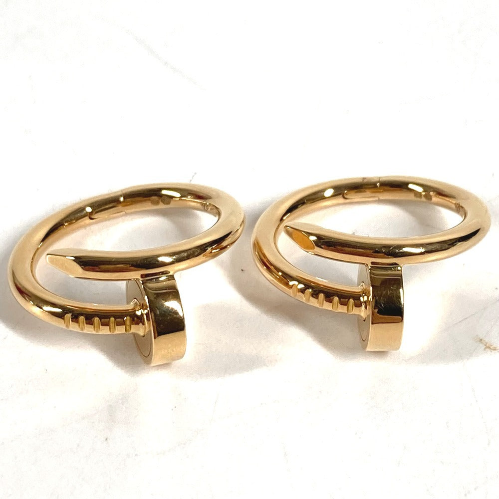CARTIER K18 金 18K ジュスト アン クル カフリンクス カフス アクセサリー ジュエリー カフス Au750 メンズ ゴールド