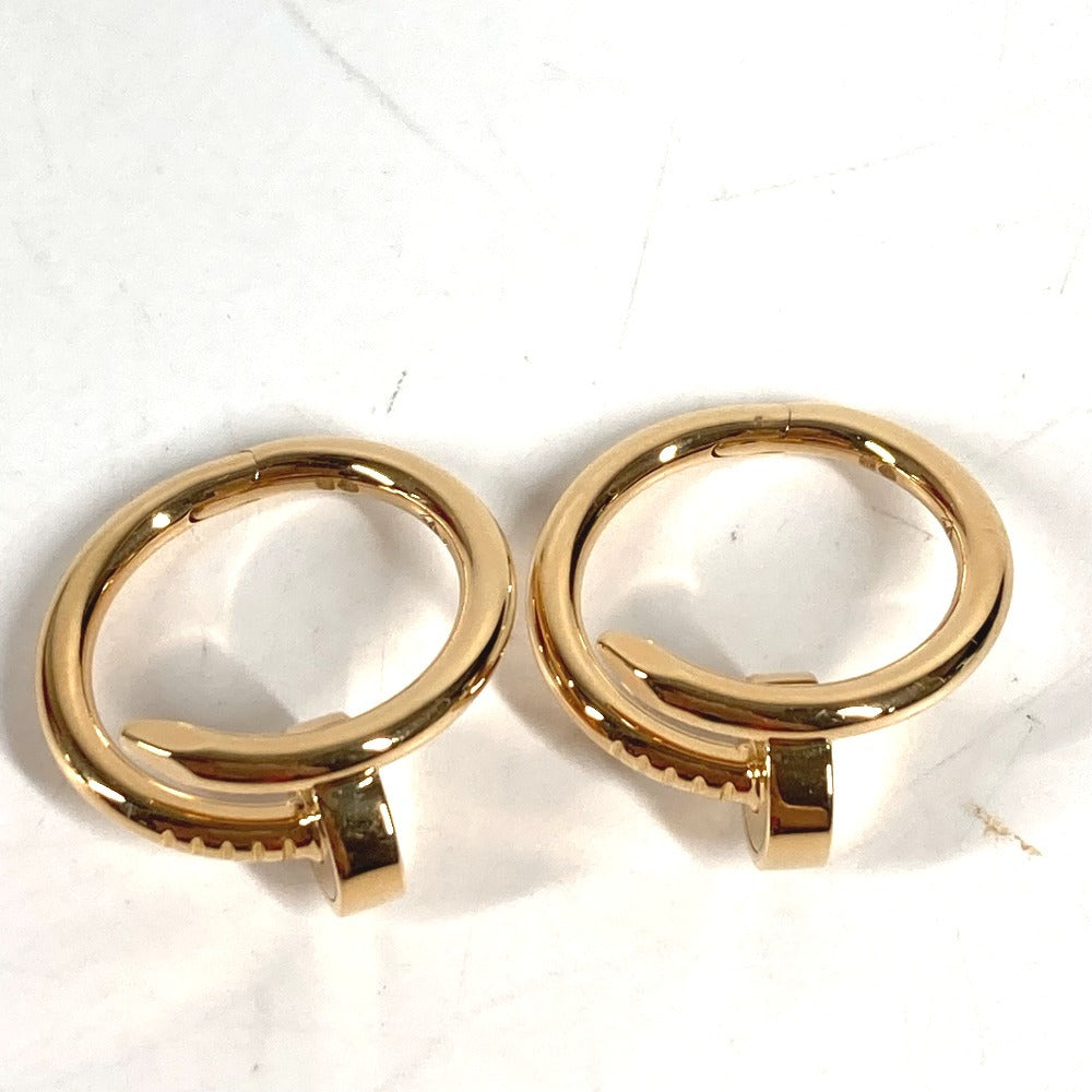 CARTIER K18 金 18K ジュスト アン クル カフリンクス カフス アクセサリー ジュエリー カフス Au750 メンズ ゴールド