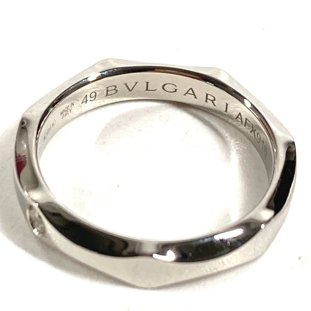BVLGARI プラチナ 1PD ダイヤ ダイヤモンド インフィニート ウェディング バンド リング アクセサリー ジュエリー リング・指輪 Pt950 レディース シルバー