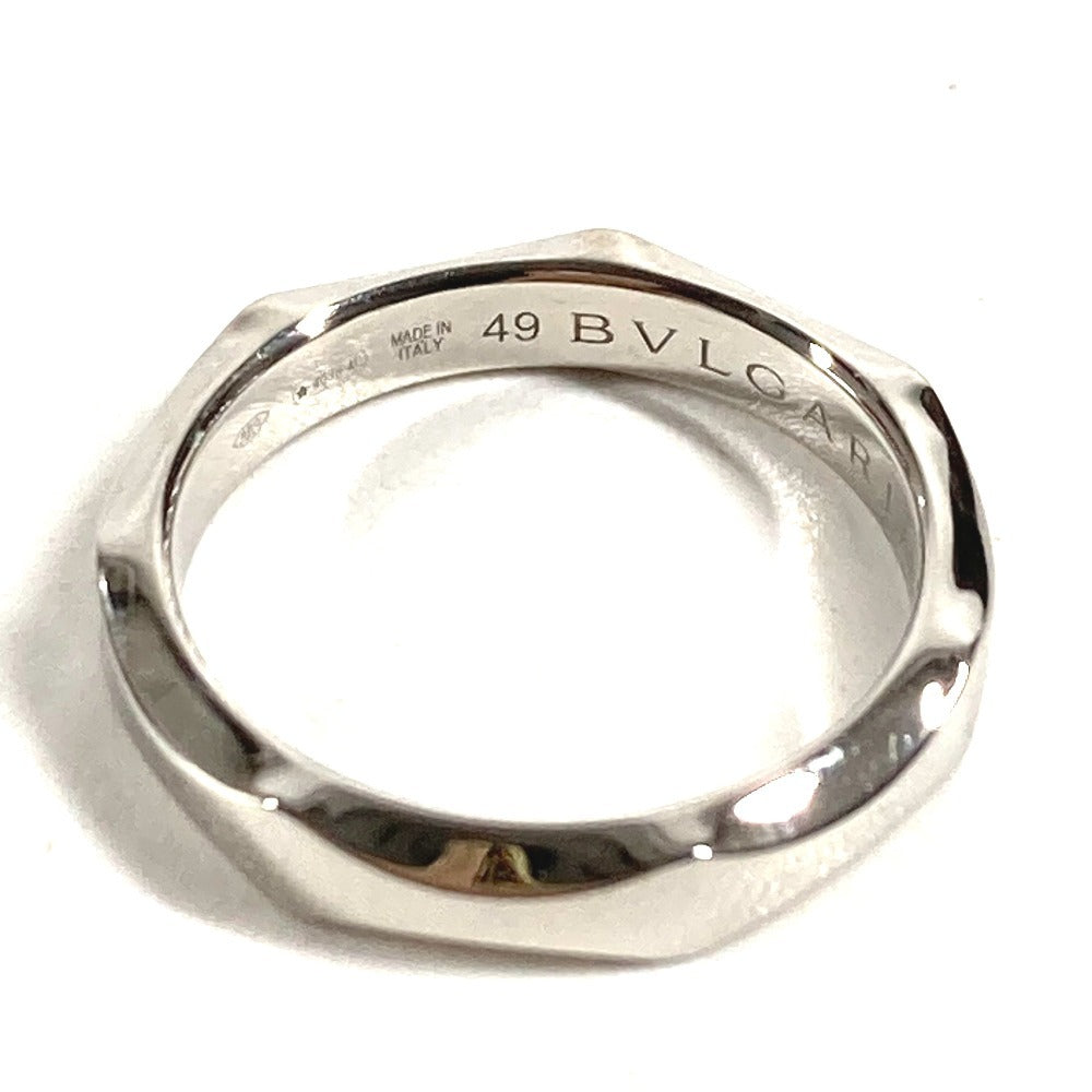 BVLGARI プラチナ 1PD ダイヤ ダイヤモンド インフィニート ウェディング バンド リング アクセサリー ジュエリー リング・指輪 Pt950 レディース シルバー