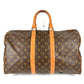LOUIS VUITTON Ｍ41428 モノグラム 旧型 デベソ キーポル45 キーポル 45 カバン トラベルバッグ ハンドバッグ 旅行バッグ ボストンバッグ モノグラムキャンバス ユニセックス ブラウン