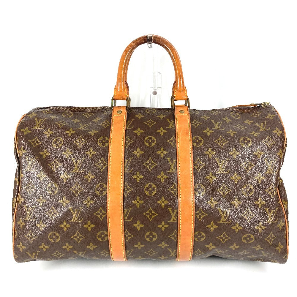 LOUIS VUITTON Ｍ41428 モノグラム 旧型 デベソ キーポル45 キーポル 45 カバン トラベルバッグ ハンドバッグ 旅行バッグ ボストンバッグ モノグラムキャンバス ユニセックス ブラウン