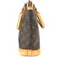 LOUIS VUITTON M40102 モノグラム ロックイット トートバッグ カバン ハンドバッグ モノグラムキャンバス レディース ブラウン
