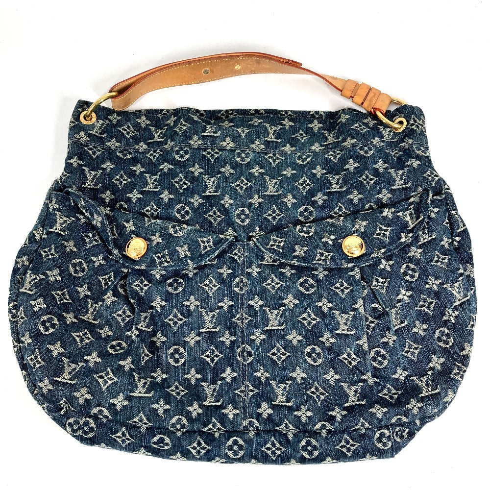 LOUIS VUITTON M40493 モノグラムデニム デイリーGM デイリー GM カバン 肩掛け トートバッグ ショルダーバッグ モノグラムデニムキャンバス レディース ブルー