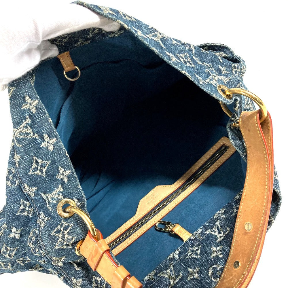 LOUIS VUITTON M40493 モノグラムデニム デイリーGM デイリー GM カバン 肩掛け トートバッグ ショルダーバッグ モノグラムデニムキャンバス レディース ブルー