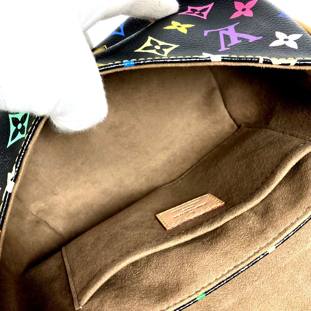 LOUIS VUITTON M40306 モノグラムマルチカラー パティ カバン セミショルダーバッグ フラップ チェーン ハンドバッグ ショルダーバッグ モノグラムマルチカラーキャンバス レディース ノワール ブラック