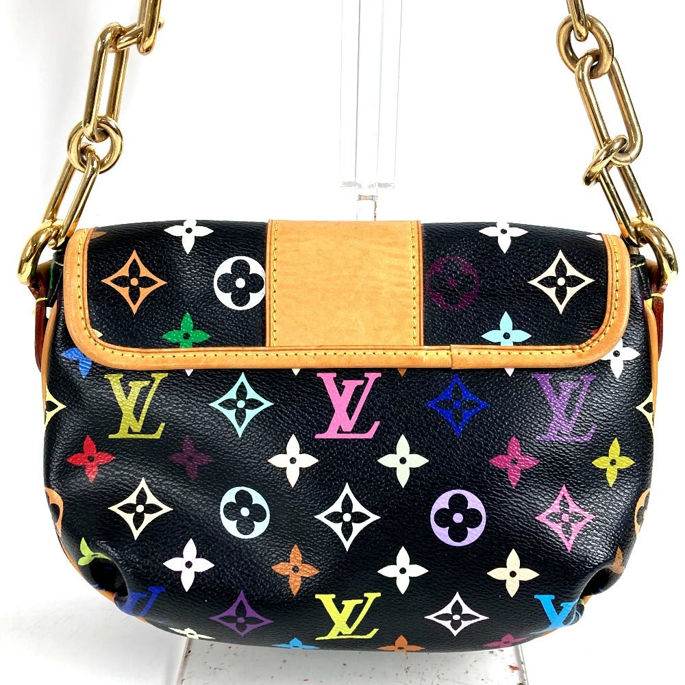 LOUIS VUITTON M40306 モノグラムマルチカラー パティ カバン セミショルダーバッグ フラップ チェーン ハンドバッグ ショルダーバッグ モノグラムマルチカラーキャンバス レディース ノワール ブラック