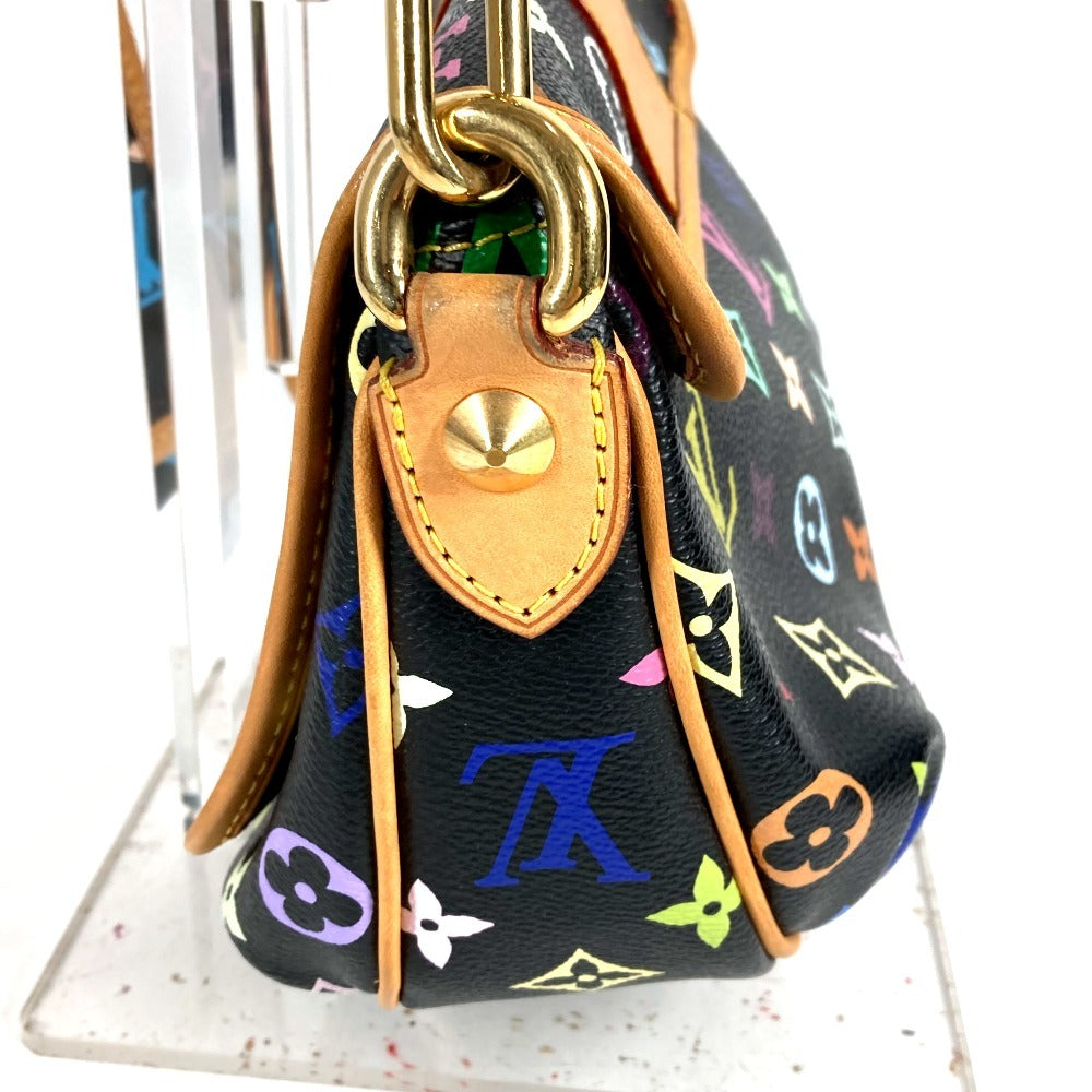 LOUIS VUITTON M40306 モノグラムマルチカラー パティ カバン セミショルダーバッグ フラップ チェーン ハンドバッグ ショルダーバッグ モノグラムマルチカラーキャンバス レディース ノワール ブラック