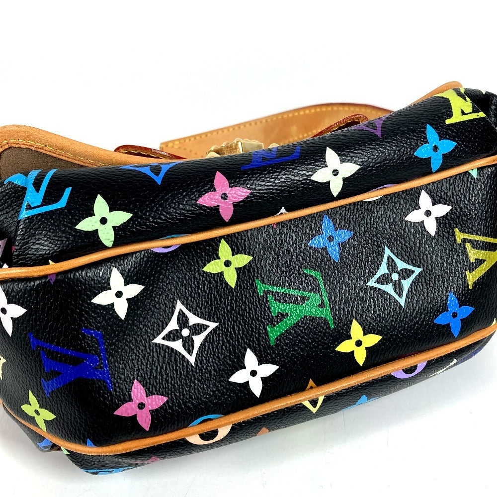 LOUIS VUITTON M40306 モノグラムマルチカラー パティ カバン セミショルダーバッグ フラップ チェーン ハンドバッグ ショルダーバッグ モノグラムマルチカラーキャンバス レディース ノワール ブラック