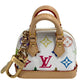 LOUIS VUITTON M02458 LV × TM 村上隆 モノグラムマルチカラー バッグチャームマイクロアルマ バッグチャーム キーホルダー モノグラムマルチカラーキャンバス ユニセックス ホワイト