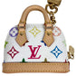 LOUIS VUITTON M02458 LV × TM 村上隆 モノグラムマルチカラー バッグチャームマイクロアルマ バッグチャーム キーホルダー モノグラムマルチカラーキャンバス ユニセックス ホワイト