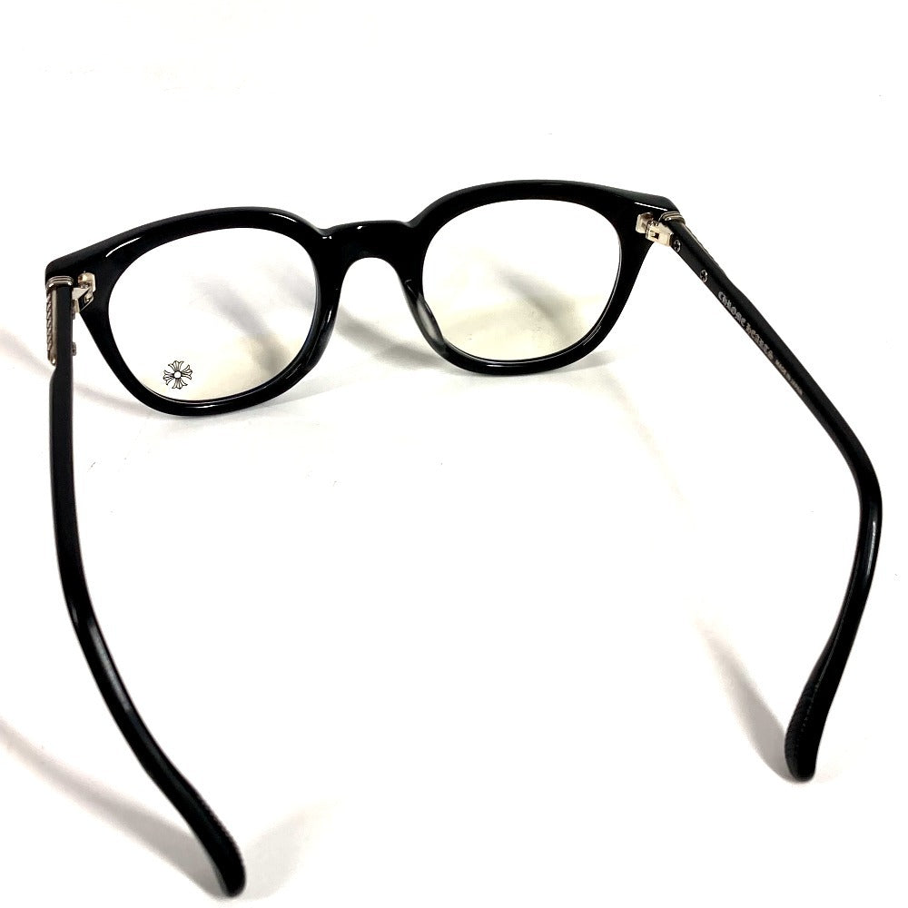 CHROME HEARTS JUST IN ジャストイン めがね メガネ アイウェア 眼鏡 眼鏡 プラスチック ユニセックス ブラック