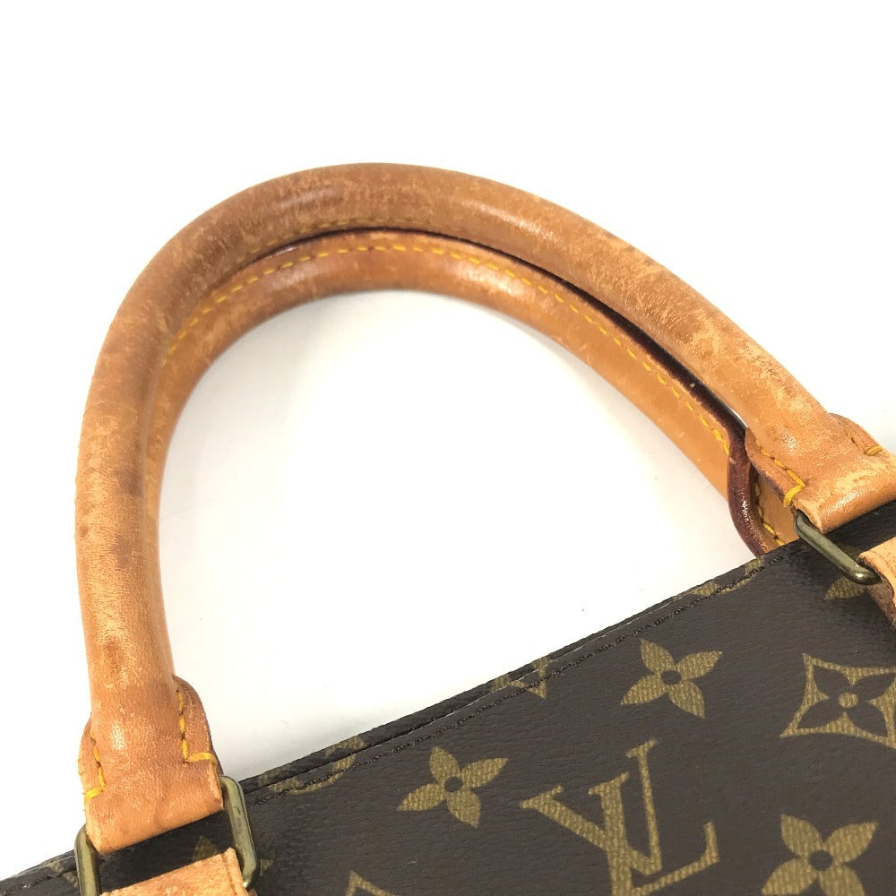 LOUIS VUITTON M51140 Monogram Sac Plat Tote Bag Vertical Tote Hand Bag MonogramCanvas Brown Used