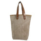 HERMES Amedabadiago PM Women's Leather Polyester Tote Bag (Vertical Tote) Hand Bag Leather/Canvas Brown Used