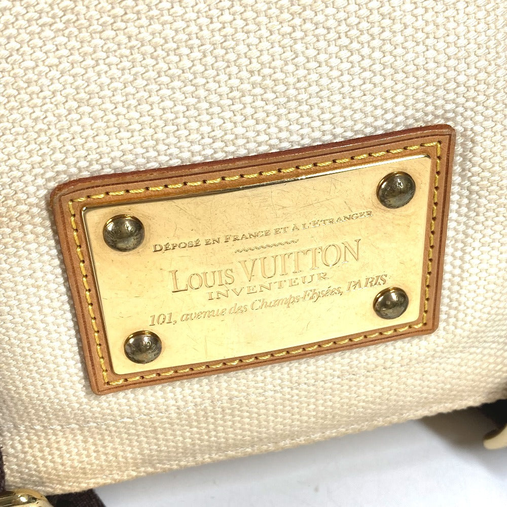 LOUIS VUITTON M40042 アンティグア ブザスPM ブザス PM メッセンジャー 斜め掛けバッグ ショルダーバッグ ショルダーバッグ キャンバス ユニセックス エクリュ ホワイト