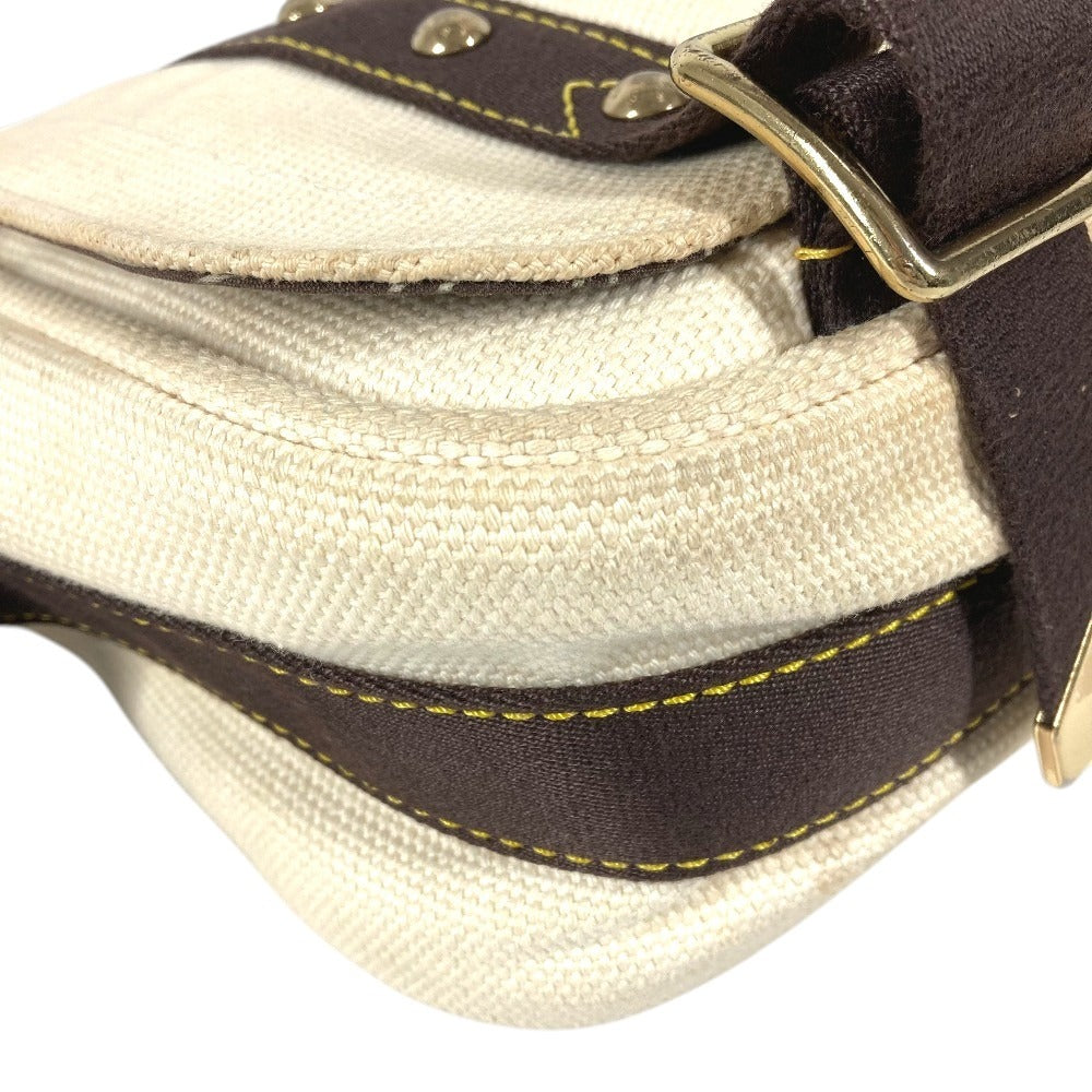 LOUIS VUITTON M40042 アンティグア ブザスPM ブザス PM メッセンジャー 斜め掛けバッグ ショルダーバッグ ショルダーバッグ キャンバス ユニセックス エクリュ ホワイト