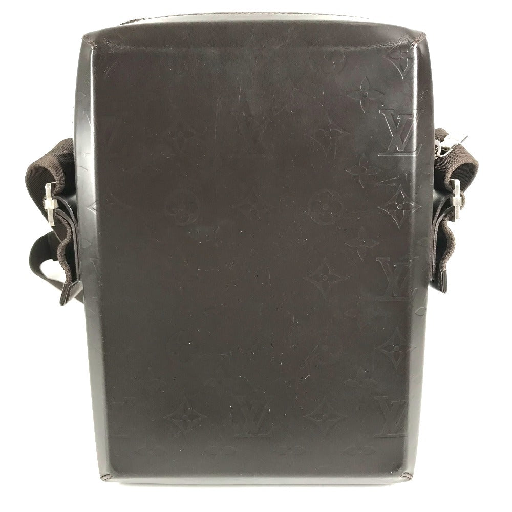 LOUIS VUITTON M46520 Monogram glasses Bobby Pochette Crossbody Shoulder Bag Monogram Glace Leather Cafe Brown Used