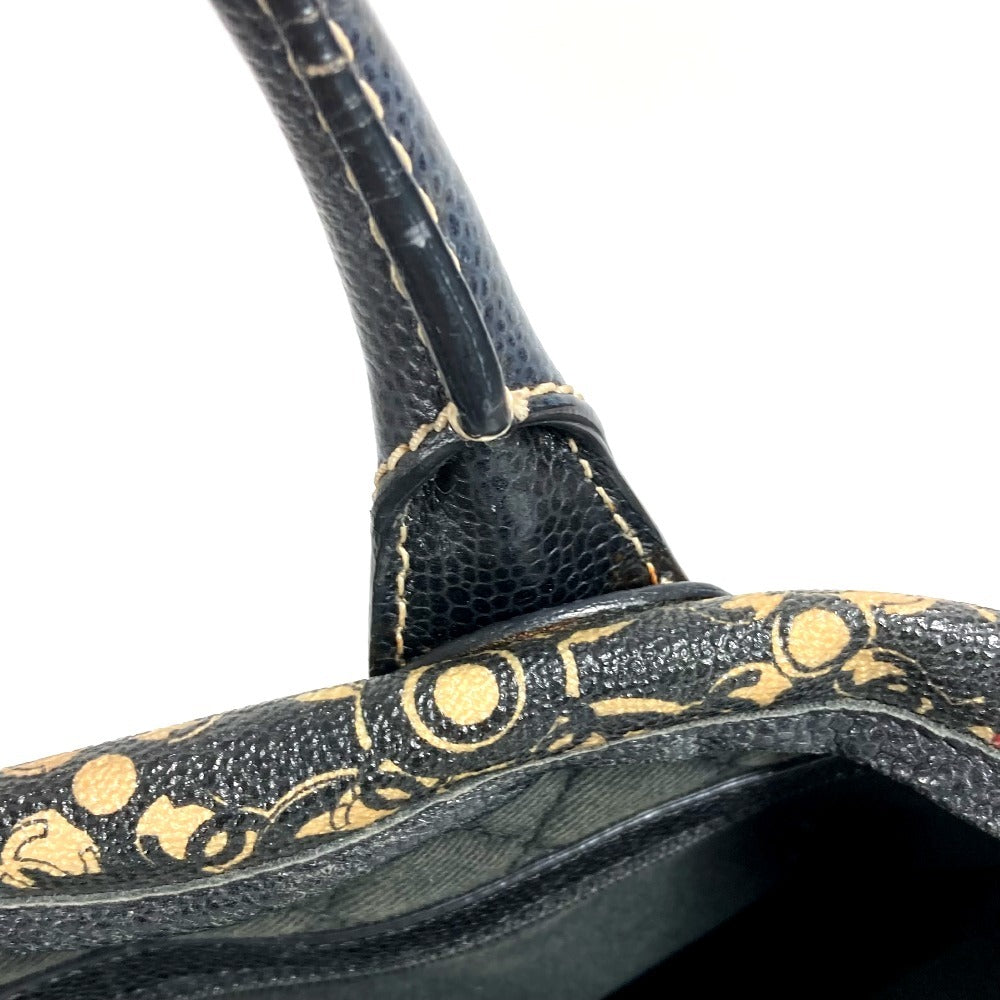 CHANEL 総柄 ココマーク ロゴ ココトラベル GM ココトラベルGM ラージ ショルダーバッグ 肩掛け カバン ポーチ付き トートバッグ PVC/レザー レディース ブラック