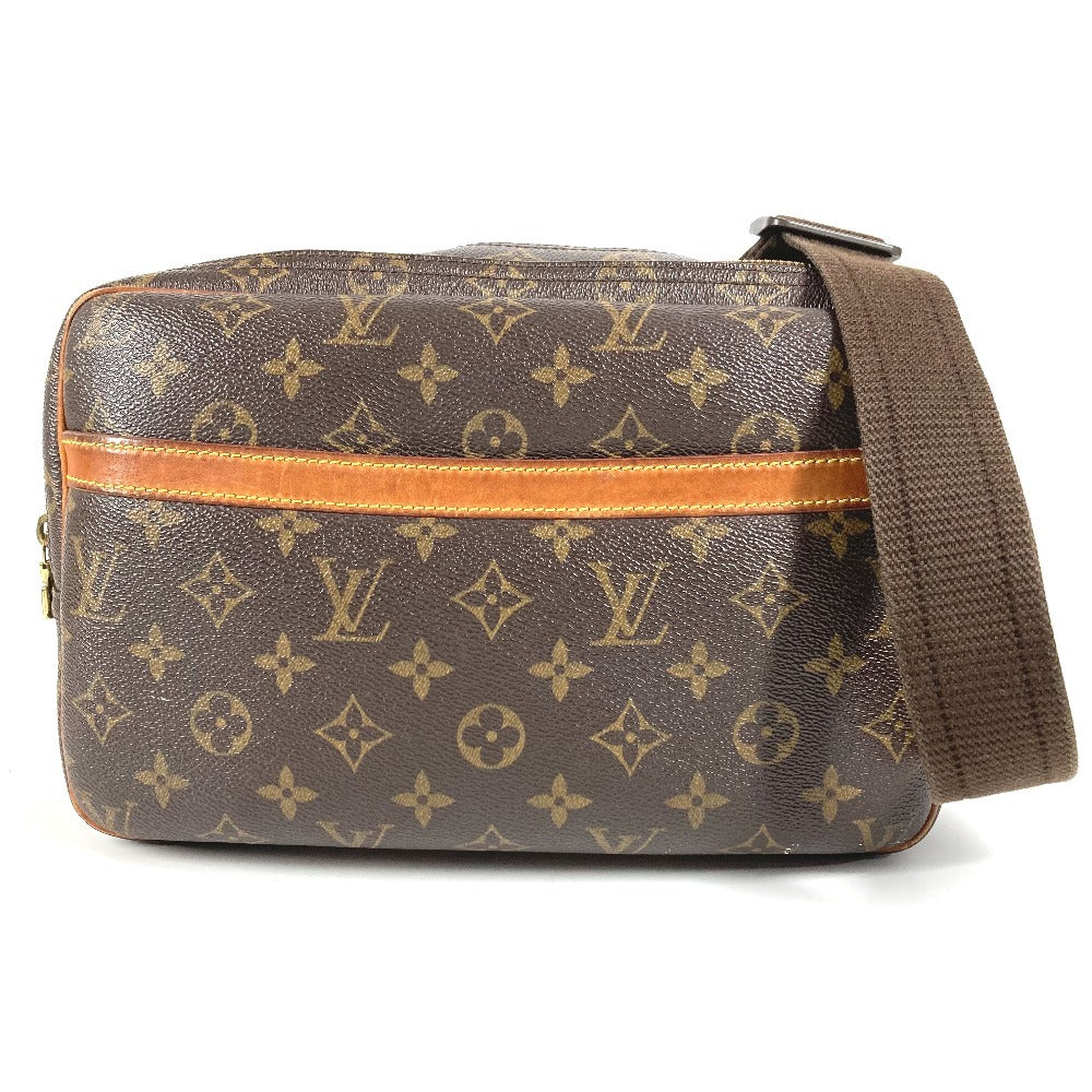 LOUIS VUITTON M45254 モノグラム リポーターPM リポーター PM 斜め掛け カバン ショルダーバッグ モノグラムキャンバス ユニセックス ブラウン