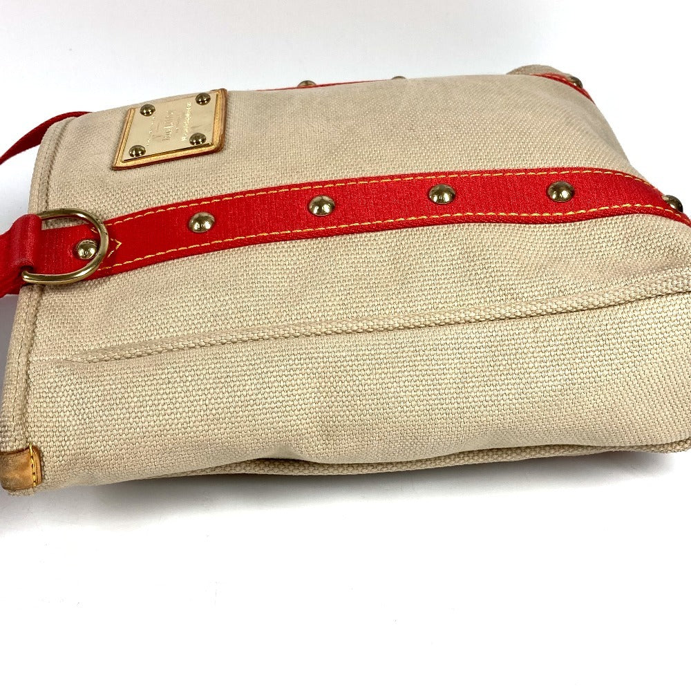 LOUIS VUITTON M40035 アンティグア カバMM カバ MM カバン トートバッグ 肩掛け ショルダーバッグ キャンバス ユニセックス ベージュ