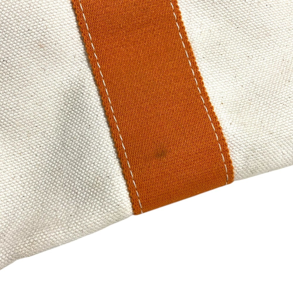 HERMES ボラボラPM ボラボラ PM カバン トートバッグ ハンドバッグ キャンバス ユニセックス オレンジ