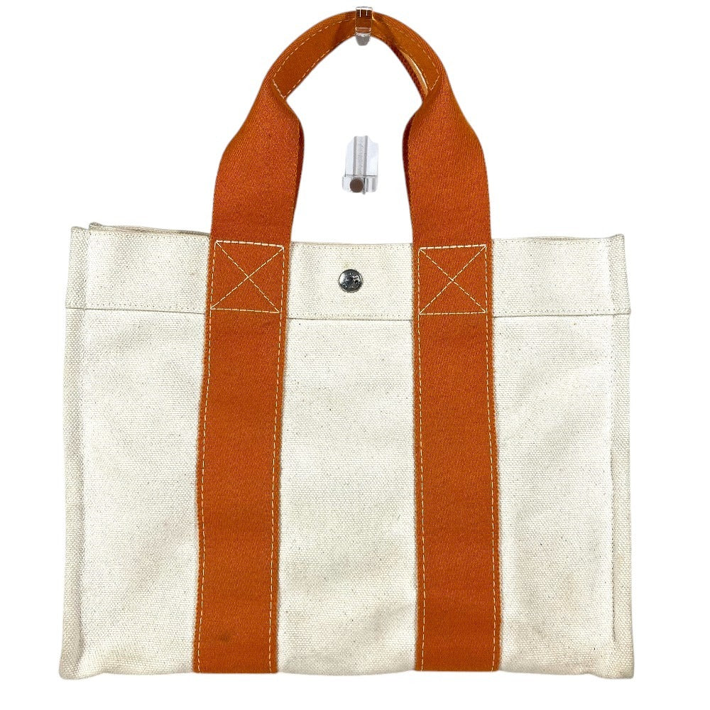 HERMES ボラボラPM ボラボラ PM カバン トートバッグ ハンドバッグ キャンバス ユニセックス オレンジ