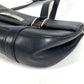 BVLGARI ロゴ フラップ カバン トートバッグ 肩掛け ショルダーバッグ レザー ユニセックス ブラック