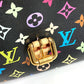LOUIS VUITTON M40095 モノグラムマルチカラー オーレリアMM オーレリア MM カバン トートバッグ 肩掛け ショルダーバッグ モノグラムマルチカラーキャンバス ユニセックス ブラック