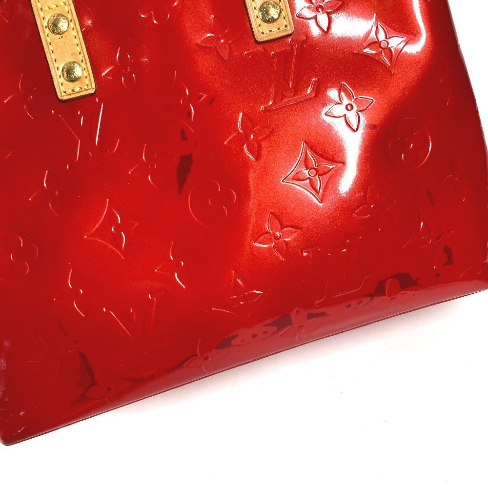 LOUIS VUITTON Ｍ91990 モノグラムヴェルニ リードPM リード PM カバン ミニバッグ ハンドバッグ モノグラムヴェルニキャンバス レディース ポムダムール レッド