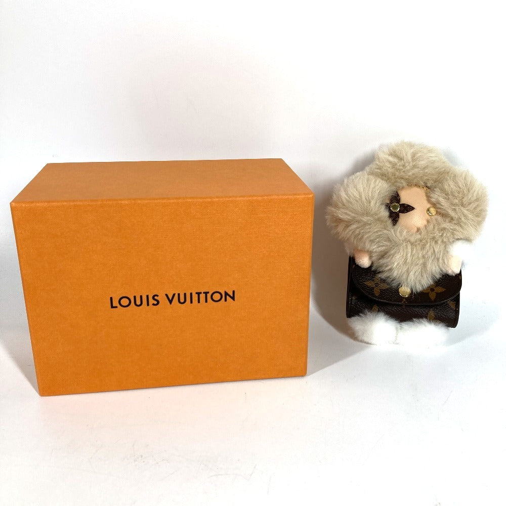 LOUIS VUITTON M02603 モノグラム バッグチャーム ヴィヴィエンヌ ストラップ イヤフォン バッグチャーム キーホルダー モノグラムキャンバス ユニセックス ブラウン