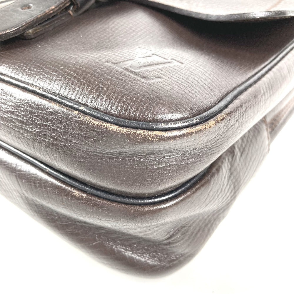 LOUIS VUITTON M92534 ユタ イロクワ カバン 斜め掛け ポシェット ショルダーバッグ ユタレザー ユニセックス カフェ ブラウン