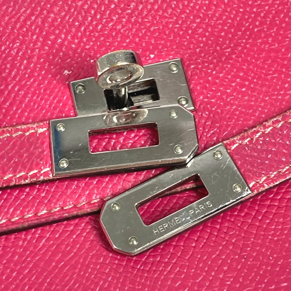 HERMES ケリーウォレット ロングウォレット 長財布 エプソン ユニセックス ローズティリアン ピンク