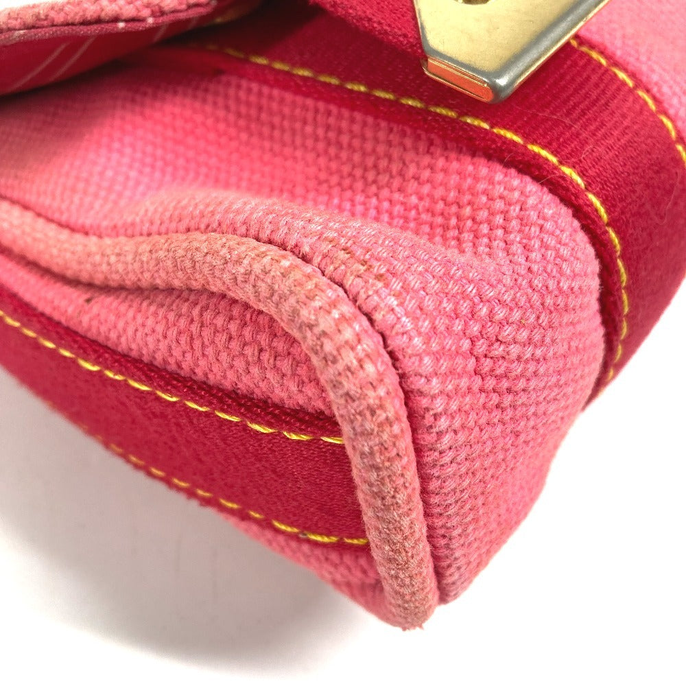 LOUIS VUITTON M40071 アンティグア サック ラバ カバン 肩掛け フラップ ハンドバッグ ショルダーバッグ キャンバス レディース ピンク