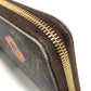LOUIS VUITTON M62149 モノグラム ステッカー マイLVワールドツアー ジッピーウォレット ロングウォレット ラウンドファスナー 長財布 モノグラムキャンバス ユニセックス ブラウン