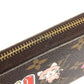 LOUIS VUITTON M62149 モノグラム ステッカー マイLVワールドツアー ジッピーウォレット ロングウォレット ラウンドファスナー 長財布 モノグラムキャンバス ユニセックス ブラウン