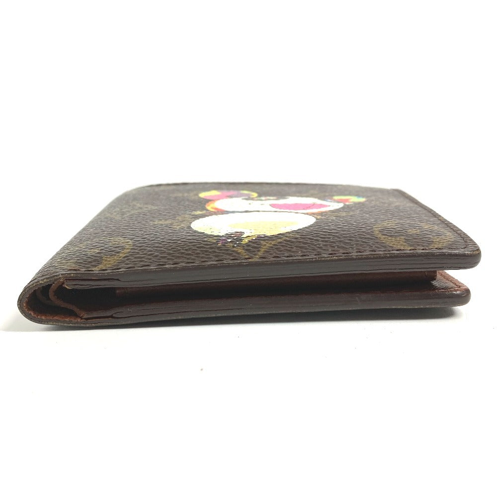 LOUIS VUITTON M61666 モノグラムパンダ ポルトビエカルトクレディモネ コンパクトウォレット 財布 2つ折り財布 モノグラムキャンバス ユニセックス ブラウン