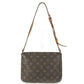 LOUIS VUITTON M51257 モノグラム ミュゼット タンゴ ミュゼットタンゴ カバン 肩掛け ショート フラップ ショルダーバッグ モノグラムキャンバス ユニセックス ブラウン