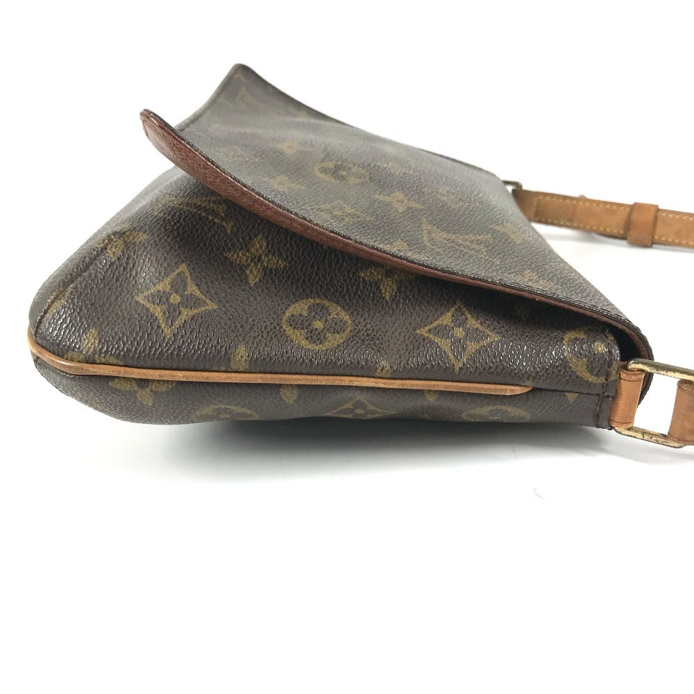 LOUIS VUITTON M51257 モノグラム ミュゼット タンゴ ミュゼットタンゴ カバン 肩掛け ショート フラップ ショルダーバッグ モノグラムキャンバス ユニセックス ブラウン
