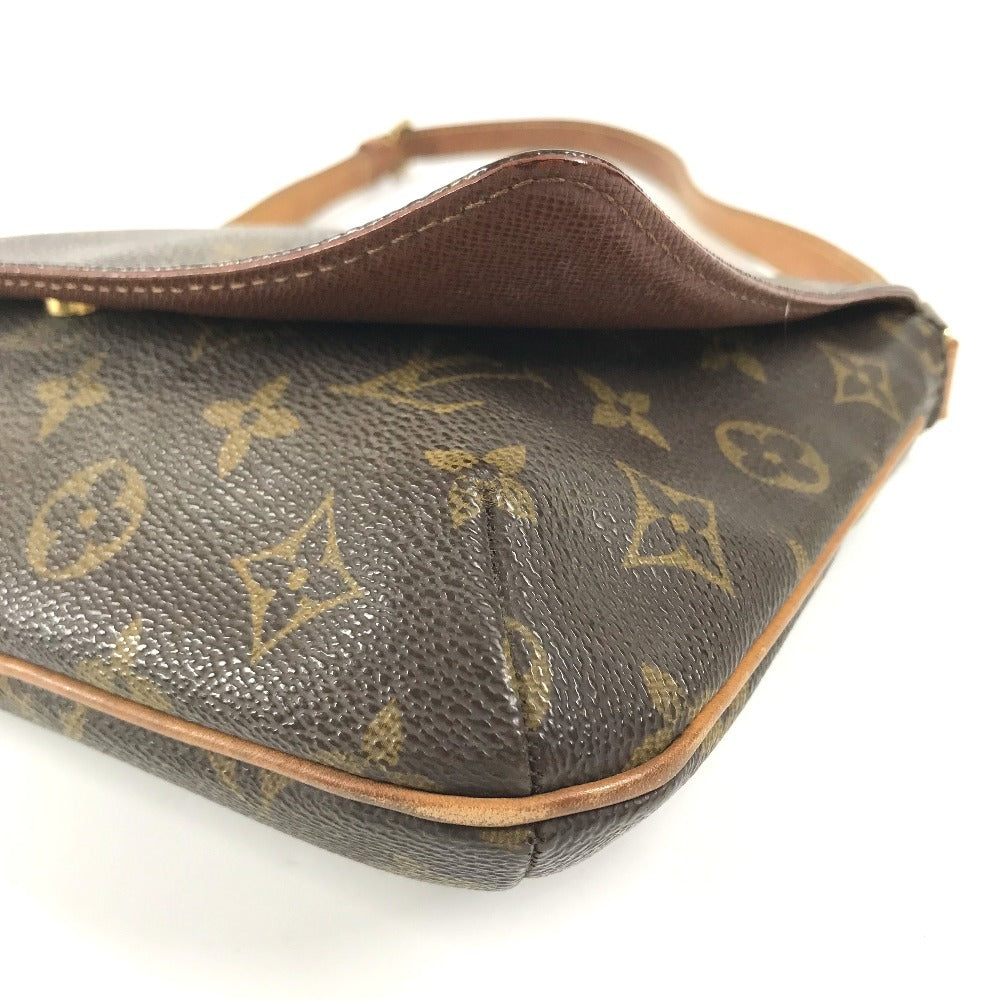 LOUIS VUITTON M51257 モノグラム ミュゼット タンゴ ミュゼットタンゴ カバン 肩掛け ショート フラップ ショルダーバッグ モノグラムキャンバス ユニセックス ブラウン