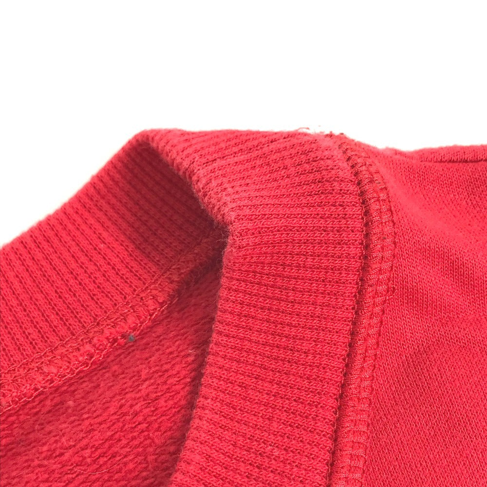LOUIS VUITTON 不明 SUPREMEコラボ シュプリーム アーチロゴ クルーネック スウェット 長袖 アパレル トップス トレーナー コットン メンズ レッド