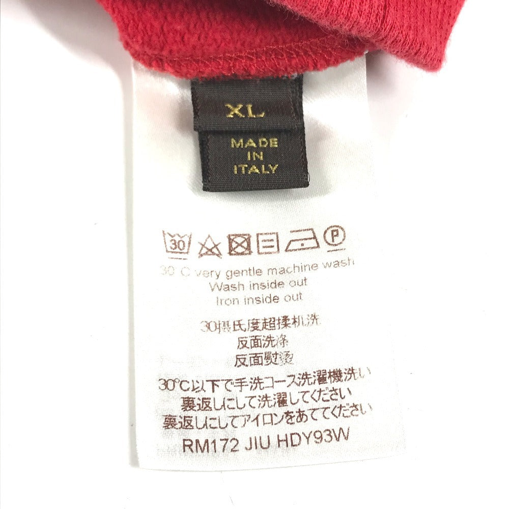 LOUIS VUITTON 不明 SUPREMEコラボ シュプリーム アーチロゴ クルーネック スウェット 長袖 アパレル トップス トレーナー コットン メンズ レッド