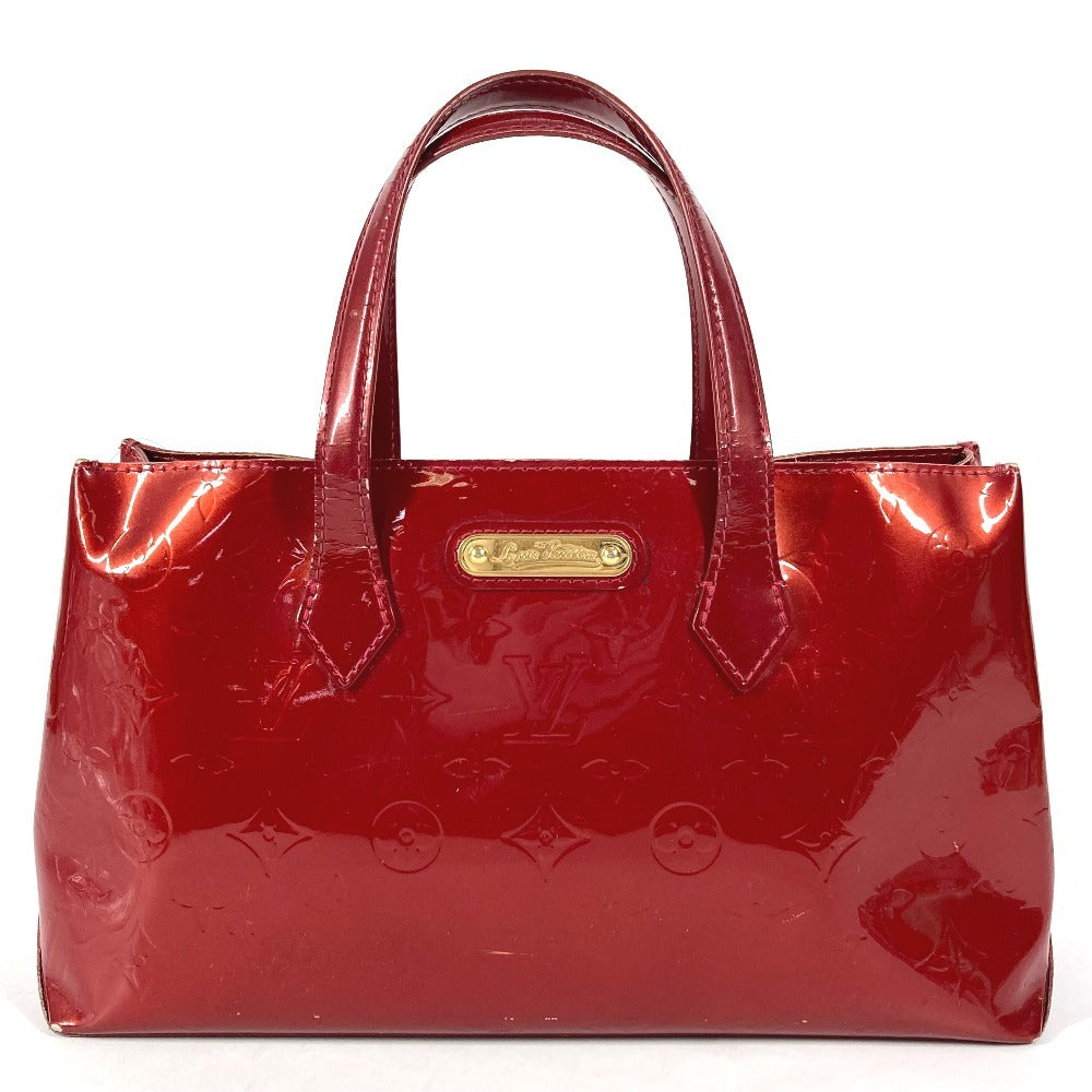 LOUIS VUITTON M93642 モノグラムヴェルニ ウィルシャーPM ウィルシャー PM カバン ハンドバッグ トートバッグ モノグラムヴェルニキャンバス レディース ポムダムール レッド
