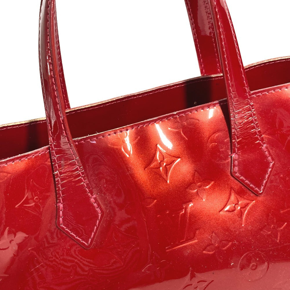LOUIS VUITTON M93642 モノグラムヴェルニ ウィルシャーPM ウィルシャー PM カバン ハンドバッグ トートバッグ モノグラムヴェルニキャンバス レディース ポムダムール レッド