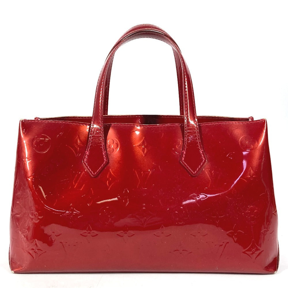 LOUIS VUITTON M93642 モノグラムヴェルニ ウィルシャーPM ウィルシャー PM カバン ハンドバッグ トートバッグ モノグラムヴェルニキャンバス レディース ポムダムール レッド