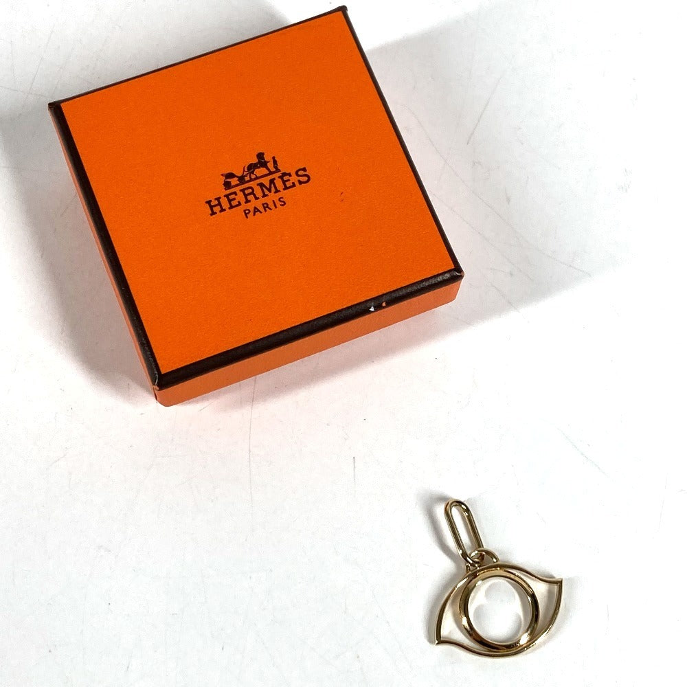 HERMES アクセサリー キュリオジテ アイ チャーム ネックレス ペンダント ペンダントトップ メタル ユニセックス ゴールド
