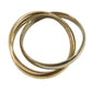 CARTIER K18 金 18K トリニティ ロゴ アクセサリー ジュエリー リング・指輪 YG750 レディース ゴールド