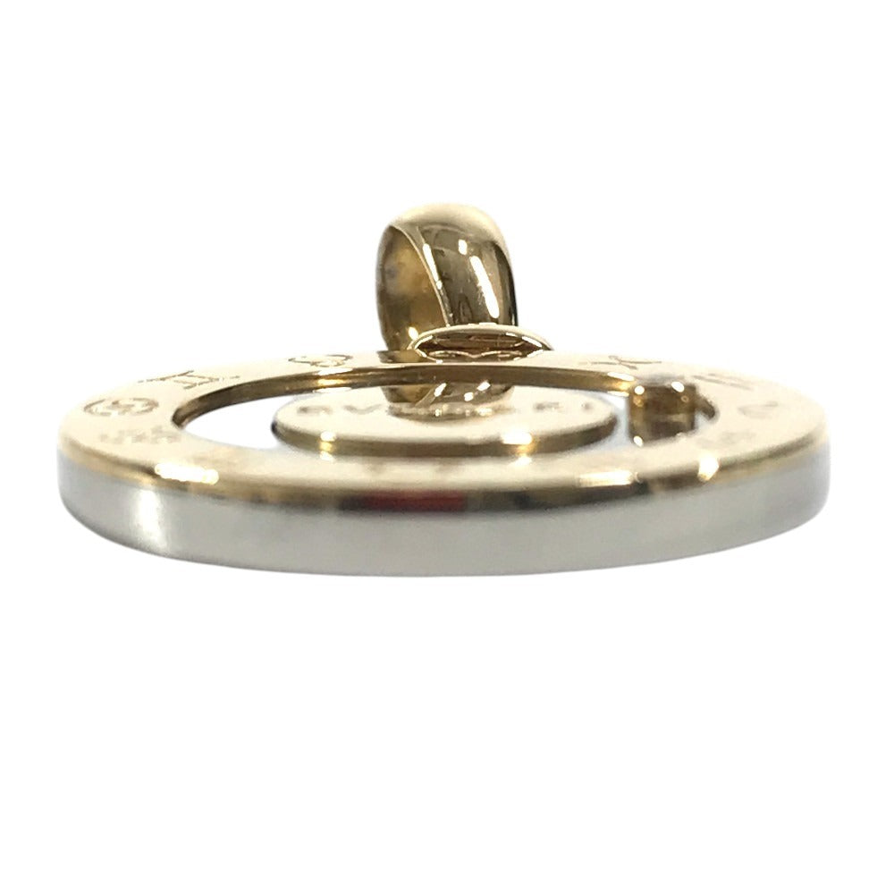 BVLGARI K18 金 18K ホロスコープ ダイヤ ダイヤモンド　1PD ネックレス チョーカー ジュエリー アクセサリー ペンダントトップ YG750 ユニセックス ゴールド