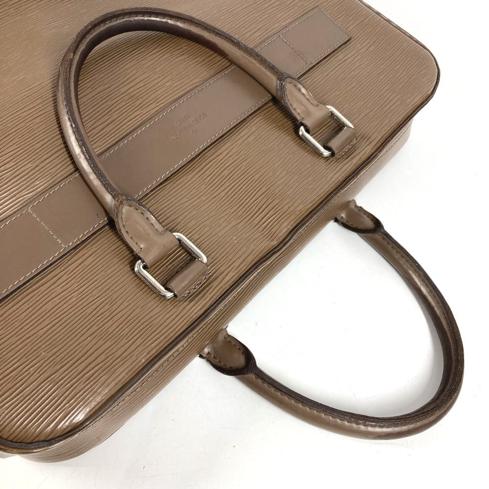 LOUIS VUITTON Epi PortoDocument Business PDB Hand Bag Document Bag Briefcase Business bag Epi Leather BrownBeigeBased Used